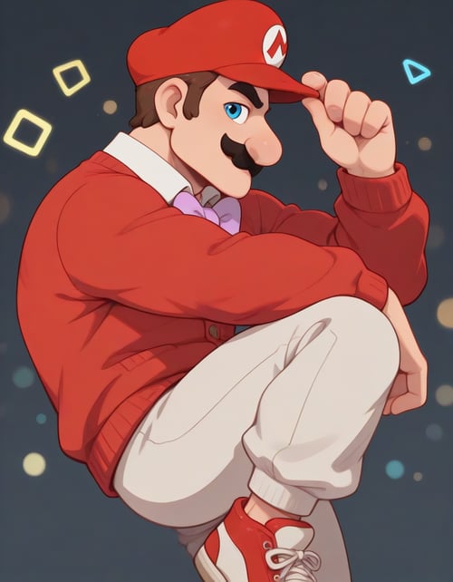 Magnifico x Mario by Ezziey on Tensor.Art