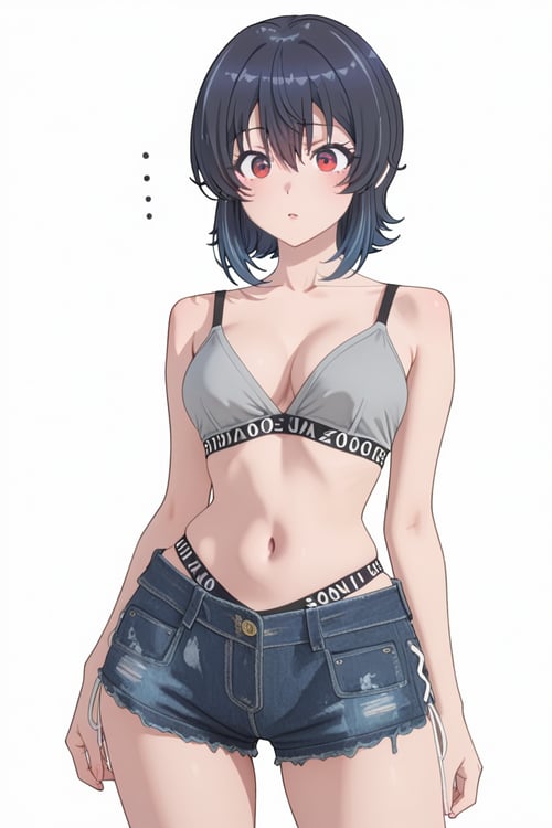 Women's clothing - Bra + panties + minishorts by DR-pelli on Tensor.Art