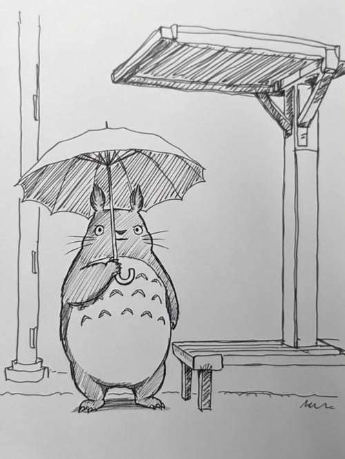 hand-drawn sketch by Yofaraway on Tensor.Art