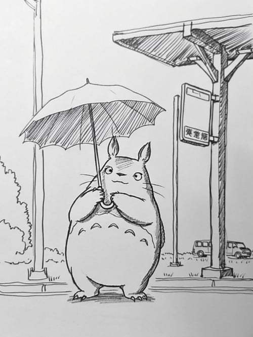 hand-drawn sketch by Yofaraway on Tensor.Art