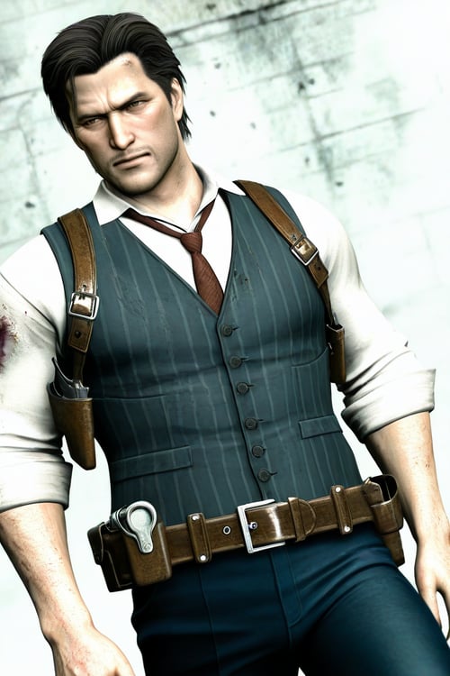 Sebastian Castellanos - The Evil Within by Berthault on Tensor.Art