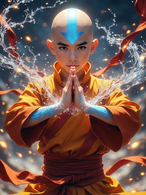 Avatar Aang - The Last Airbender by Ghost Art on Tensor.Art