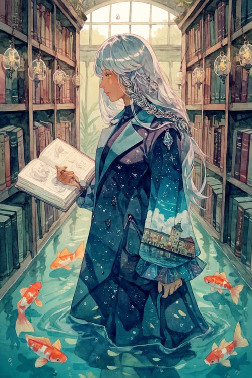 [ANIMA/ZIT] Lirseven - Artist Style - Watercolor by Azriaelis on Tensor.Art