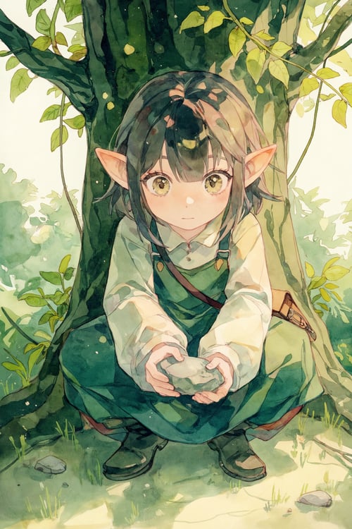 [ANIMA/ZIT] Lirseven - Artist Style - Watercolor by Azriaelis on Tensor.Art