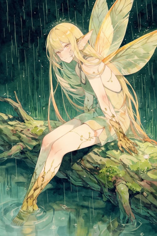 [ANIMA/ZIT] Lirseven - Artist Style - Watercolor by Azriaelis on Tensor.Art