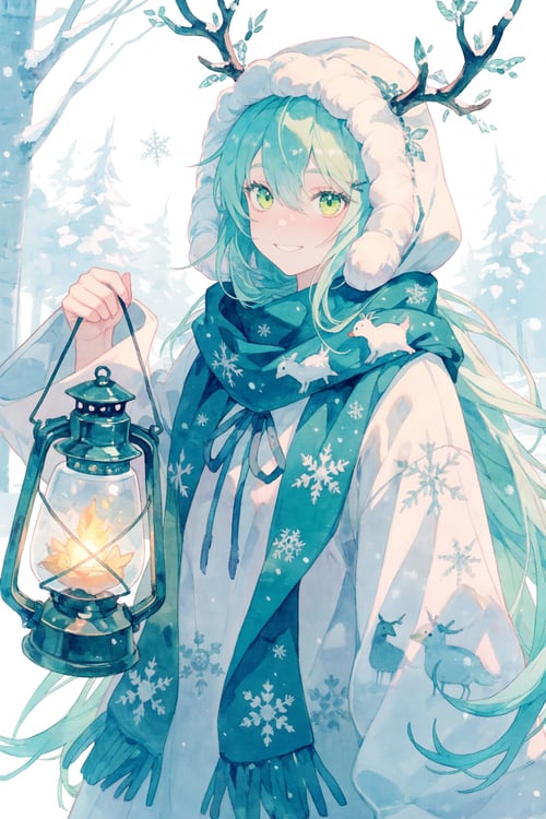 [ANIMA/ZIT] Lirseven - Artist Style - Watercolor by Azriaelis on Tensor.Art
