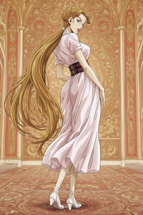 Aya Tsuji (JoJo no Kimyou na Bouken) by Obscure_overlooked_forgotten on Tensor.Art