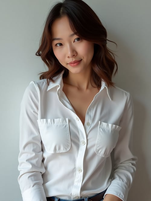 WHITE SHIRT WOMAN by Snigdha on Tensor.Art