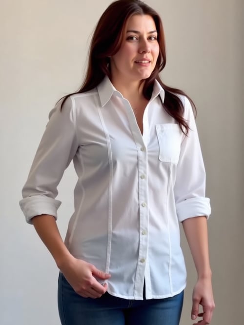 WHITE SHIRT WOMAN by Snigdha on Tensor.Art