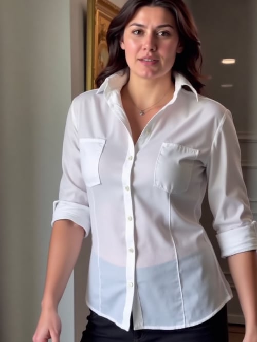WHITE SHIRT WOMAN by Snigdha on Tensor.Art