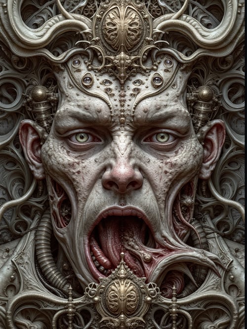 Sacred Flesh Machine Oracle by Bolone Maklut astral on Tensor.Art