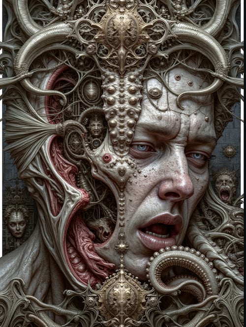 Sacred Flesh Machine Oracle by Bolone Maklut astral on Tensor.Art