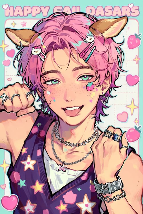 Colorful Lineart by PinkCotton 🎐 on Tensor.Art