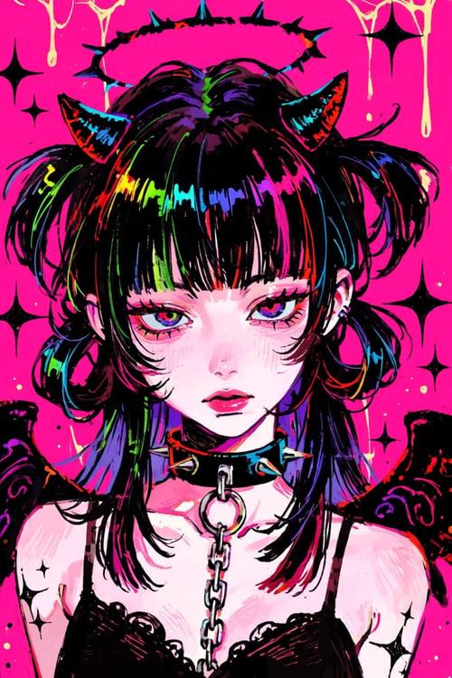 Colorful Lineart by PinkCotton 🎐 on Tensor.Art