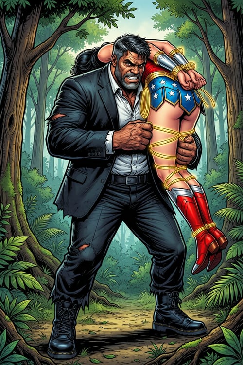 Over the shoulder carry by z-krd on Tensor.Art