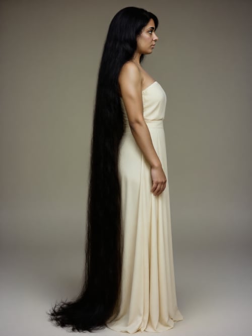 Long hair style slider by LoRa Factory on Tensor.Art