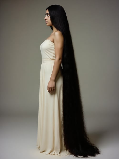 Long hair style slider by LoRa Factory on Tensor.Art