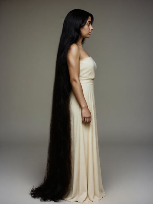 Long hair style slider by LoRa Factory on Tensor.Art
