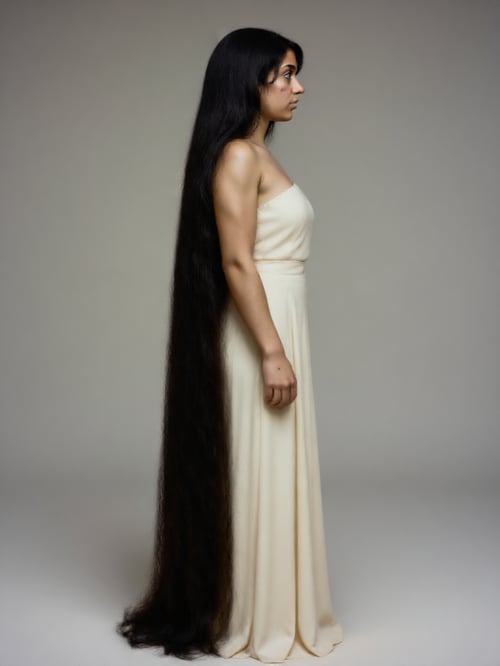 Long hair style slider by LoRa Factory on Tensor.Art