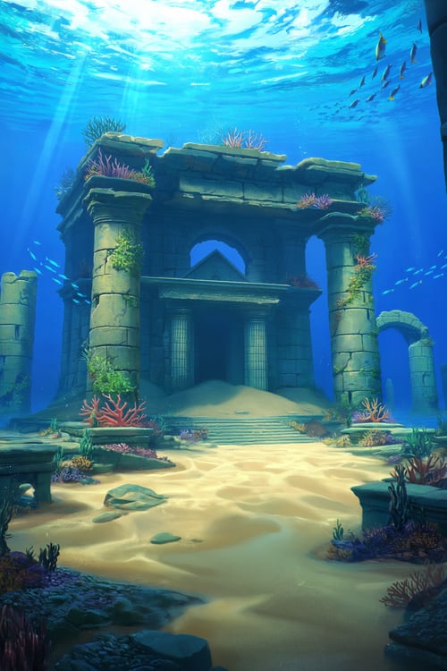 Raja Nandepu - Artist Style - Backgrounds by Azriaelis on Tensor.Art