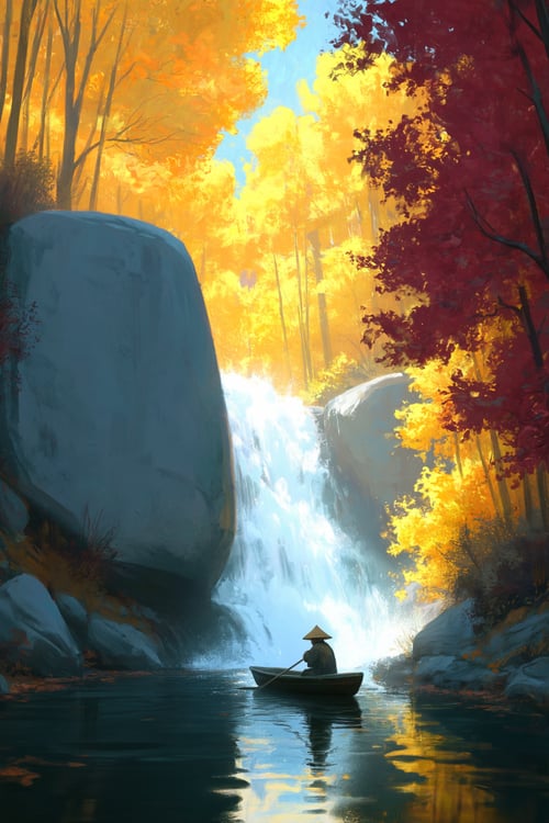 Raja Nandepu - Artist Style - Backgrounds by Azriaelis on Tensor.Art