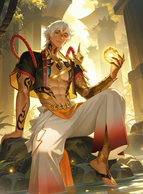 (阴阳师)-毗沙门天/ONMYOJI-Bishamonten by 晴天 on Tensor.Art
