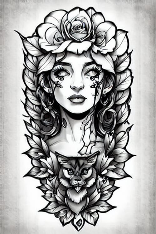 Neo traditional by doerayme on Tensor.Art