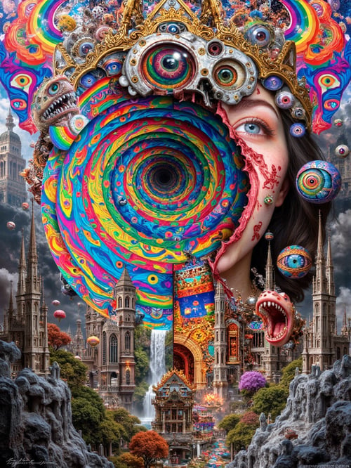 Spiral Kosmik Psikedelik by Bolone Maklut astral on Tensor.Art