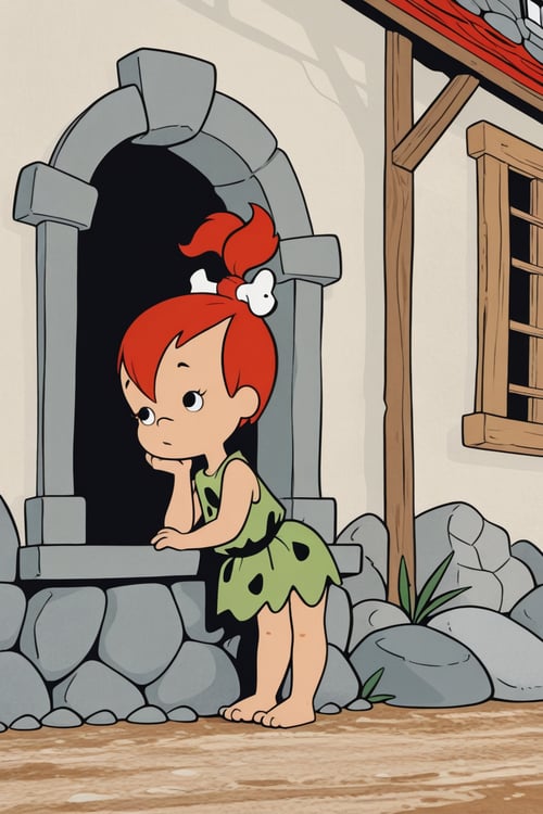 Pebbles Flinstone from The Flintstones. by Oliver DR on Tensor.Art