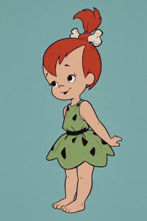Pebbles Flinstone from The Flintstones. by Oliver DR on Tensor.Art