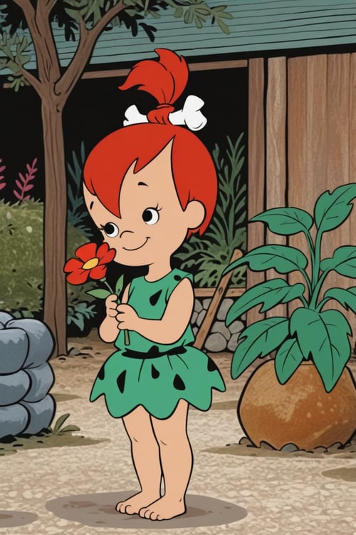 Pebbles Flinstone from The Flintstones. by Oliver DR on Tensor.Art