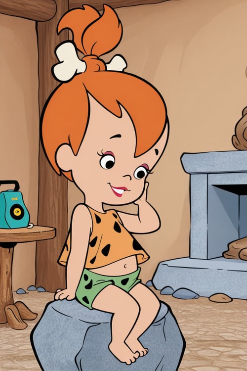 Pebbles Flinstone from The Flintstones. by Oliver DR on Tensor.Art