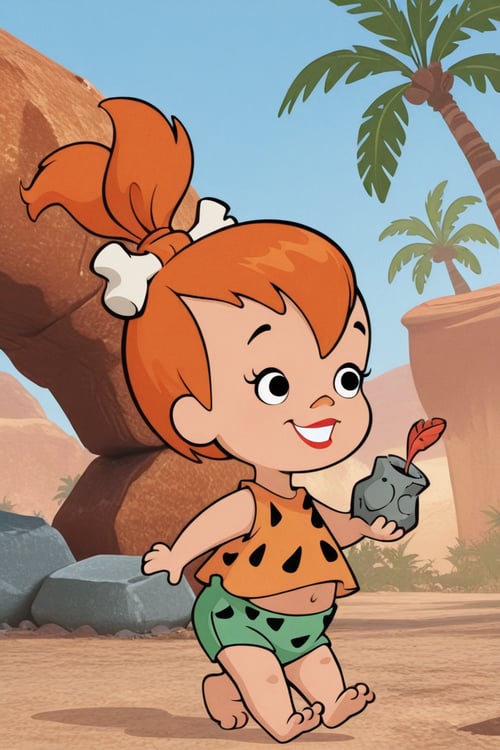 Pebbles Flinstone from The Flintstones. by Oliver DR on Tensor.Art