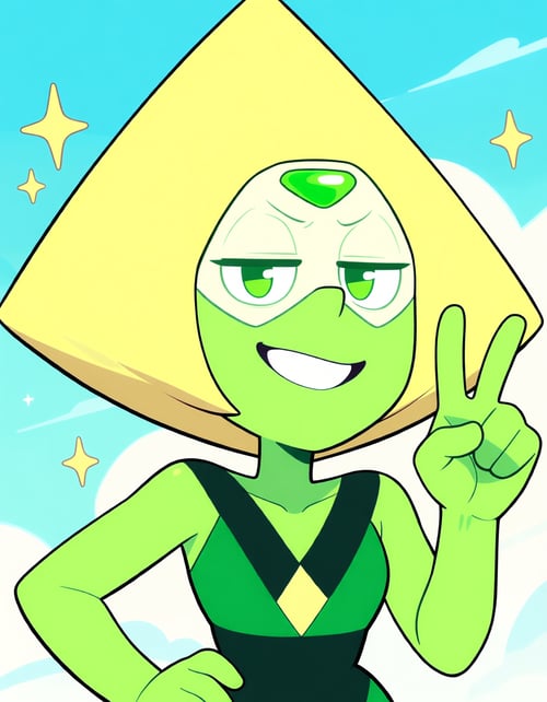 Peridot 2nd form (Steven Universe) Anima by elderagent on Tensor.Art