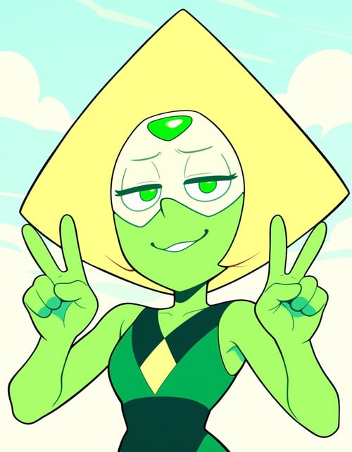Peridot 2nd form (Steven Universe) Anima by elderagent on Tensor.Art