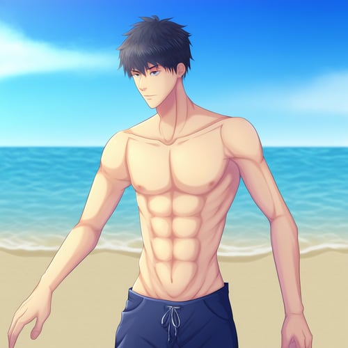 Toned Male by Aki210021 on Tensor.Art