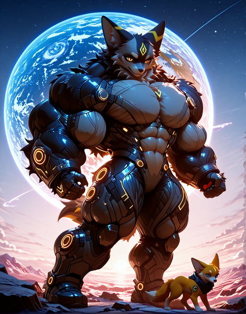 Shadow Spirit Legion - Animals Exoskeleton XL by Moredragon on Tensor.Art
