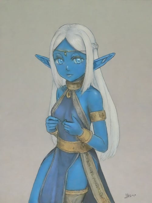 Blue Karina With Bangs by Kernezz on Tensor.Art