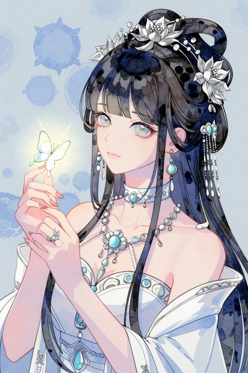 [ANIMA/ZIT] Lirseven - Artist Style - Watercolor by Azriaelis on Tensor.Art