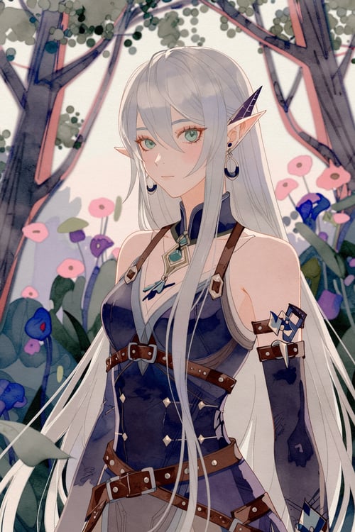 [ANIMA/ZIT] Lirseven - Artist Style - Watercolor by Azriaelis on Tensor.Art