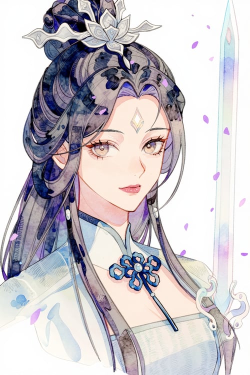[ANIMA/ZIT] Lirseven - Artist Style - Watercolor by Azriaelis on Tensor.Art