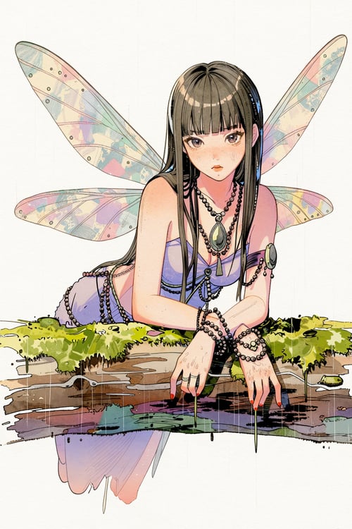[ANIMA/ZIT] Lirseven - Artist Style - Watercolor by Azriaelis on Tensor.Art