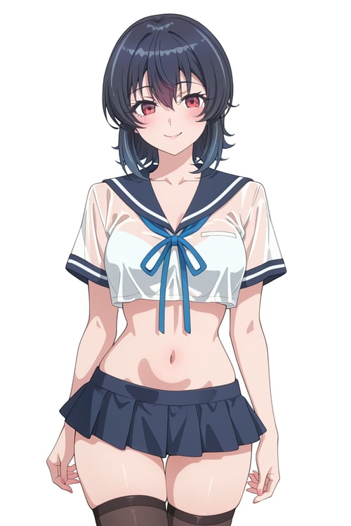 Women's clothing - sexy school uniform by DR-pelli on Tensor.Art