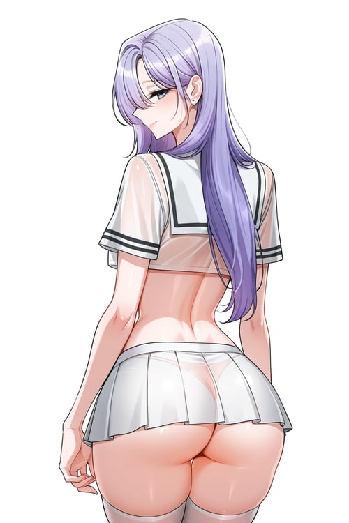 Women's clothing - sexy school uniform by DR-pelli on Tensor.Art