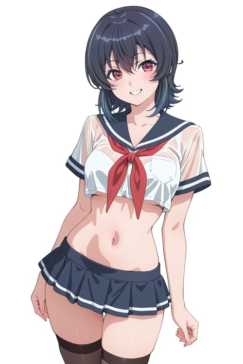 Women's clothing - sexy school uniform by DR-pelli on Tensor.Art