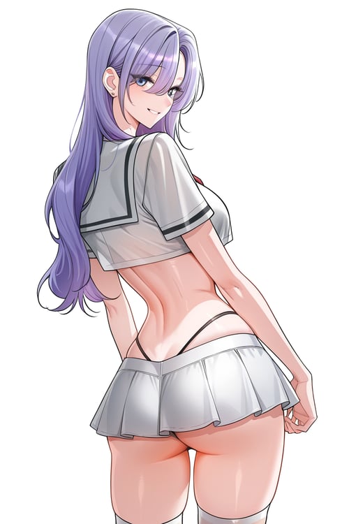 Women's clothing - sexy school uniform by DR-pelli on Tensor.Art
