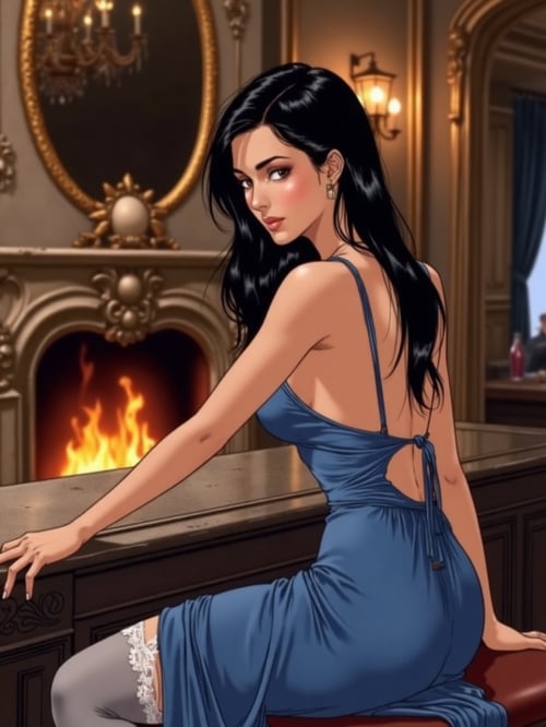 bar in girl by Hidden dragon X on Tensor.Art