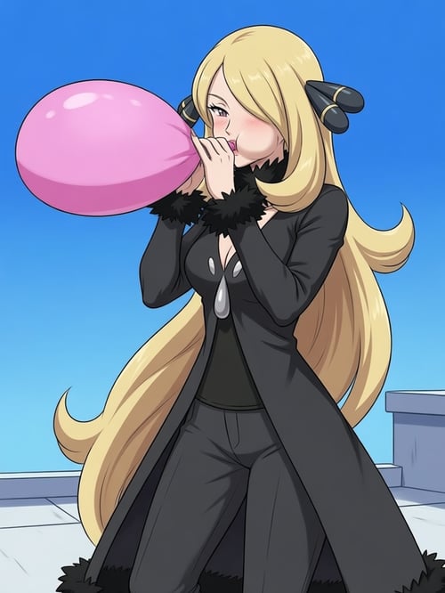 Balloon blowing Anime by Loon_rider on Tensor.Art