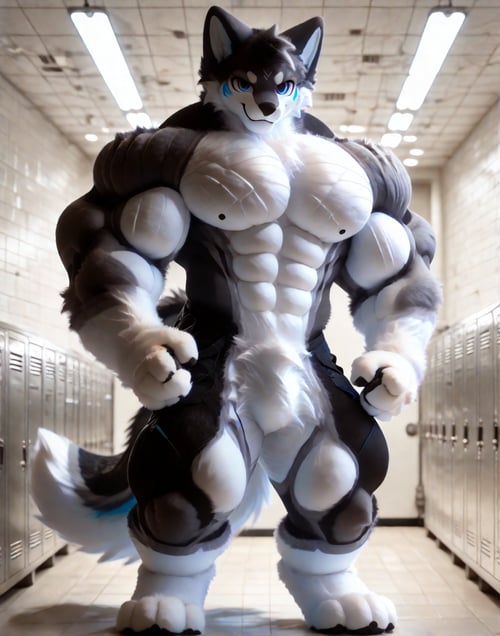Fursuit Hyper Muscles by Moredragon on Tensor.Art