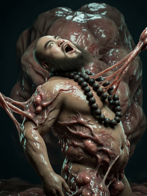 鲁智深body horror(Chroma) by Assimilate Bear on Tensor.Art
